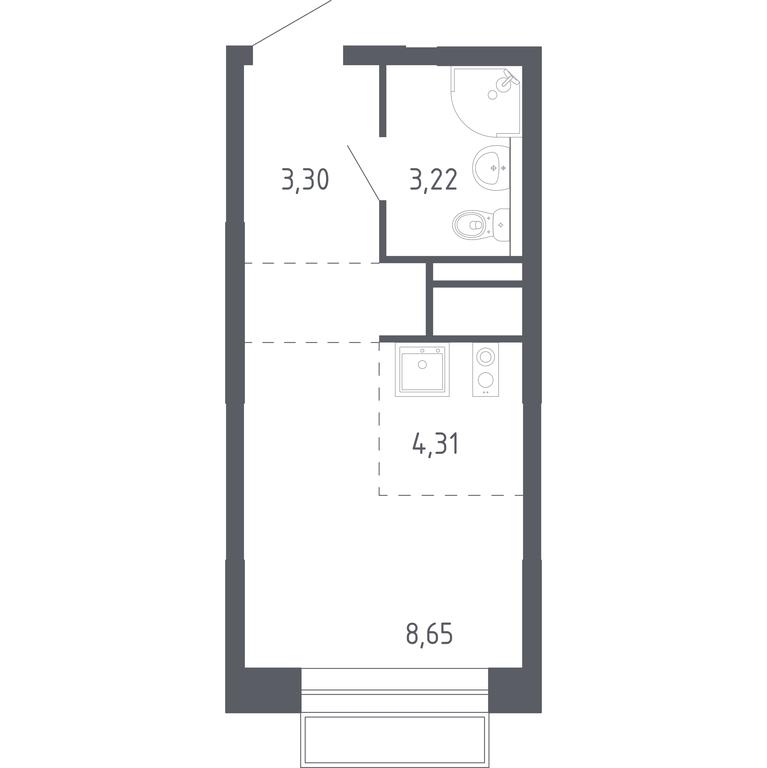 Apartment Sale, 19.48 sq. m. at Novograd Pavlino, Kosinskoye shosse, 2, Novoye Pavlino Microdistrict, Balashikha, Moscow Region, Russia #1 Apartment Sale, 19.48 sq. m. at Novograd Pavlino, Kosinskoye shosse, 2, Novoye Pavlino Microdistrict, Balashikha, Moscow Region, Russia #1