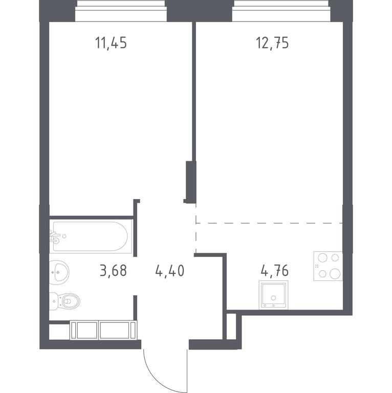 Apartment Sale, 37.2平方米 at Novograd Pavlino, Kosinskoye shosse, 2, Novoye Pavlino Microdistrict, Balashikha, Moscow Region, Russia #1 Apartment Sale, 37.2平方米 at Novograd Pavlino, Kosinskoye shosse, 2, Novoye Pavlino Microdistrict, Balashikha, Moscow Region, Russia #1