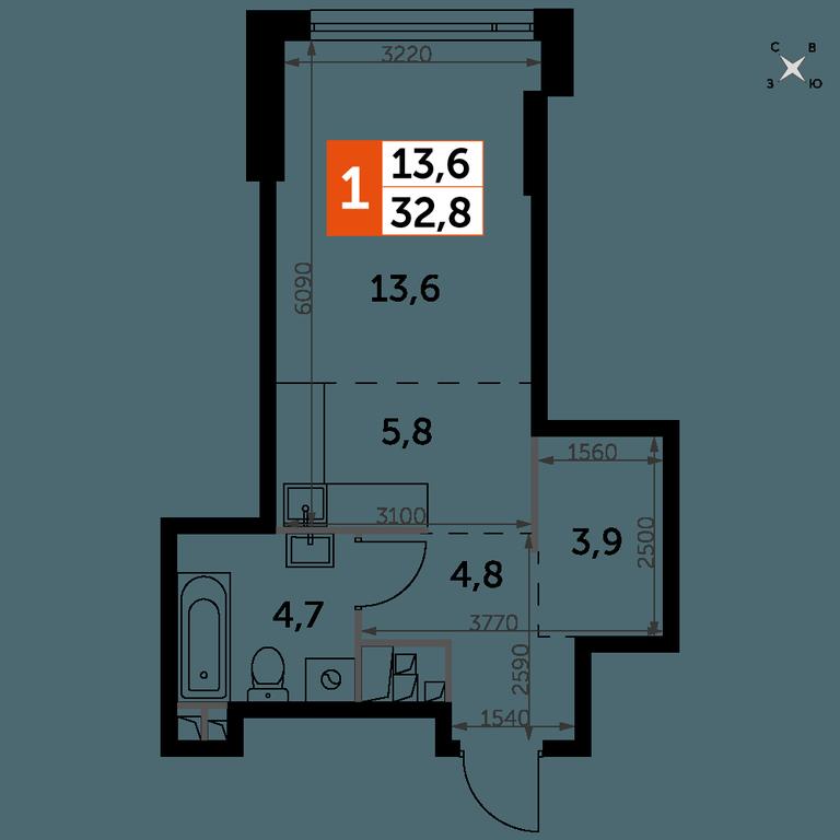 Apartment Sale, 32.8 sq. m. at Rotterdam, Varshavskoye Highway, 37Ак1с2, Moscow, Russia #1 Apartment Sale, 32.8 sq. m. at Rotterdam, Varshavskoye Highway, 37Ак1с2, Moscow, Russia #1