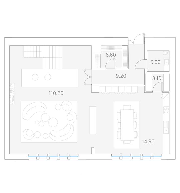 5-BD Apartment Sale, 417平方米 at Duo House, Sofiyskaya Embankment, 34с3, Moscow, Russia #1 5-BD Apartment Sale, 417平方米 at Duo House, Sofiyskaya Embankment, 34с3, Moscow, Russia #1