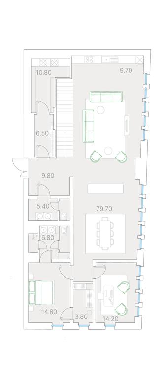 4-BD Apartment Sale, 427.3平方米 at Duo House, Sofiyskaya Embankment, 34с3, Moscow, Russia #1