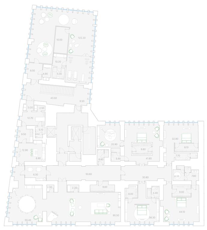 5-BD Apartment Sale, 1,182.4 sq. m. at Duo House, Sofiyskaya Embankment, 34с3, Moscow, Russia #1 5-BD Apartment Sale, 1,182.4 sq. m. at Duo House, Sofiyskaya Embankment, 34с3, Moscow, Russia #1