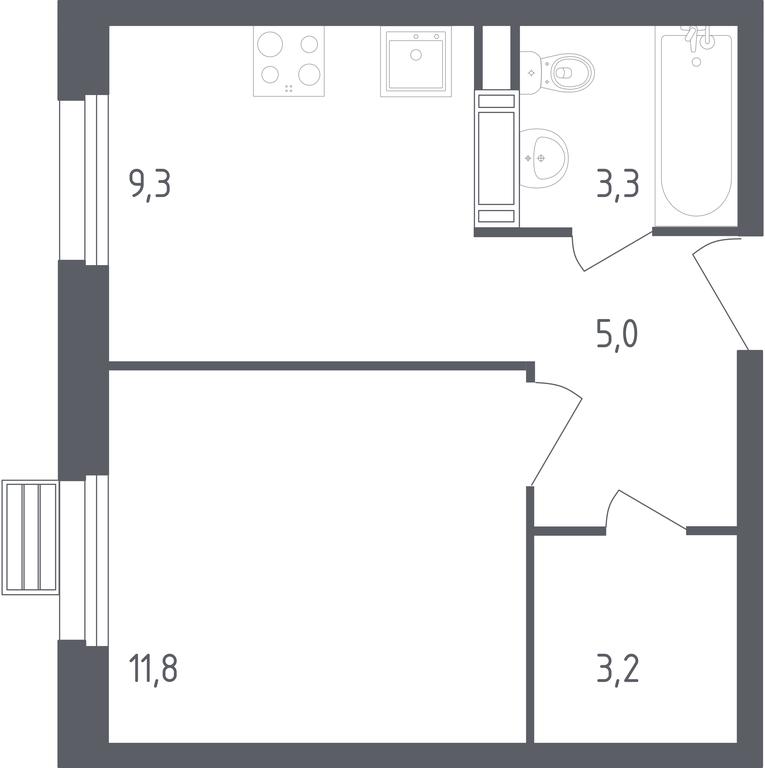 Apartment Sale, 31.7平方米 at Eko Bunino, prospekt Kuprina, 34к1, Sosenskoye Settlement, Moscow, Russia #1 Apartment Sale, 31.7平方米 at Eko Bunino, prospekt Kuprina, 34к1, Sosenskoye Settlement, Moscow, Russia #1