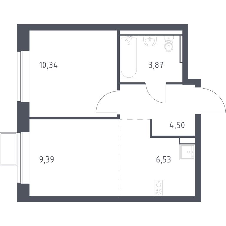 Apartment Sale, 34.63 sq. m. at Egorovo Park, 1-y kvartal, posyolok Zhilino-1, Lubertsy City District, Moscow Region, Russia #1 Apartment Sale, 34.63 sq. m. at Egorovo Park, 1-y kvartal, posyolok Zhilino-1, Lubertsy City District, Moscow Region, Russia #1