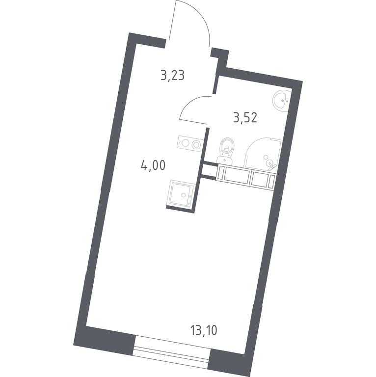 Apartment Sale, 23.85平方米 at Eko Bunino, prospekt Kuprina, 34к1, Sosenskoye Settlement, Moscow, Russia #1