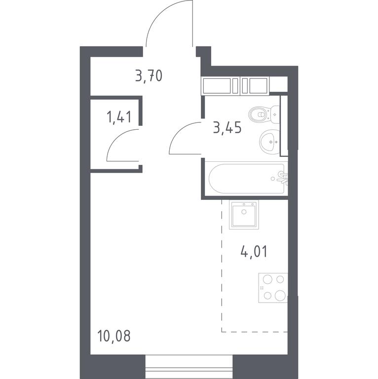 Apartment Sale, 22.65 sq. m. at Eko Bunino, prospekt Kuprina, 34к1, Sosenskoye Settlement, Moscow, Russia #1 Apartment Sale, 22.65 sq. m. at Eko Bunino, prospekt Kuprina, 34к1, Sosenskoye Settlement, Moscow, Russia #1
