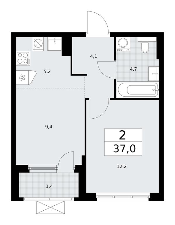 1-BD Apartment Sale, 37平方米 at Buninskie Kvartaly, Akademika Semyonova Street, 22, Moscow, Russia #2 1-BD Apartment Sale, 37平方米 at Buninskie Kvartaly, Akademika Semyonova Street, 22, Moscow, Russia #2