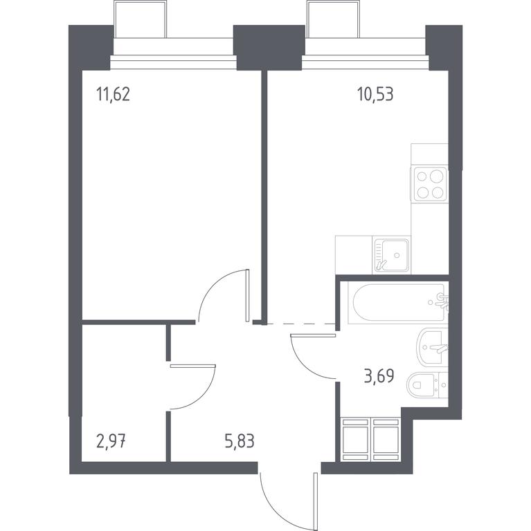 Apartment Sale, 34.36 sq. m. at Troparevo Park, Kiyevskoye shosse, 21-y kilometr, 3с4, Mosrentgen Settlement, Moscow, Russia #1 Apartment Sale, 34.36 sq. m. at Troparevo Park, Kiyevskoye shosse, 21-y kilometr, 3с4, Mosrentgen Settlement, Moscow, Russia #1