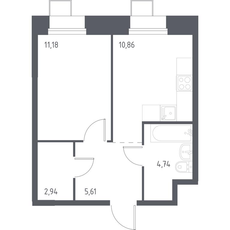 Apartment Sale, 35.39 sq. m. at Troparevo Park, Kiyevskoye shosse, 21-y kilometr, 3с4, Mosrentgen Settlement, Moscow, Russia #1 Apartment Sale, 35.39 sq. m. at Troparevo Park, Kiyevskoye shosse, 21-y kilometr, 3с4, Mosrentgen Settlement, Moscow, Russia #1