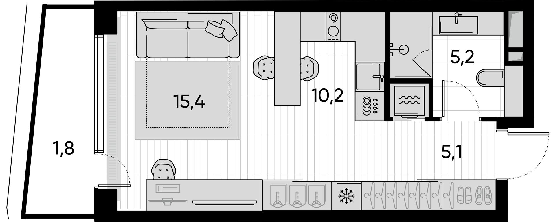 Apartment Sale, 37.8 sq. m. at Pride, Polkovaya Street, 1с27, Moscow, Russia #1 Apartment Sale, 37.8 sq. m. at Pride, Polkovaya Street, 1с27, Moscow, Russia #1