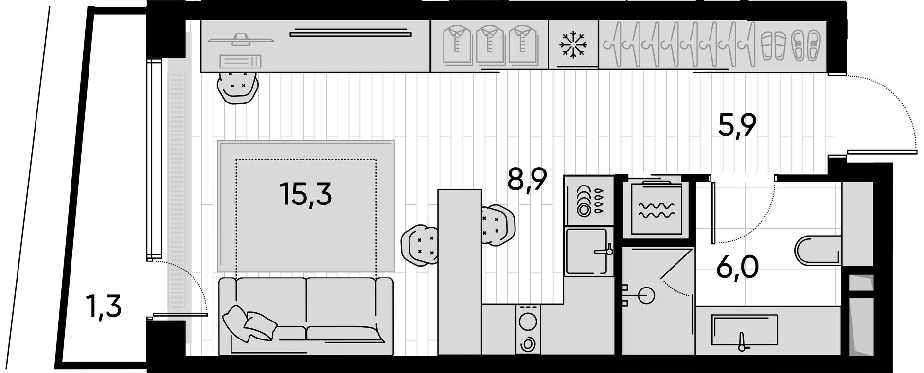 Продажа квартиры, 37,4 м² в ЖК «Прайд (Pride)», Полковая улица, 1с27, Москва, Россия #1 Продажа квартиры, 37,4 м² в ЖК «Прайд (Pride)», Полковая улица, 1с27, Москва, Россия #1