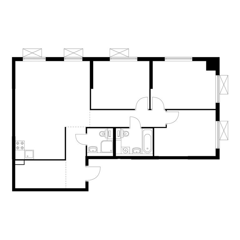 3-BD Apartment Sale, 86.3 sq. m. at Volzhskiy Park, 1st Grayvoronovsky Drive, 3с11, Moscow, Russia #1 3-BD Apartment Sale, 86.3 sq. m. at Volzhskiy Park, 1st Grayvoronovsky Drive, 3с11, Moscow, Russia #1