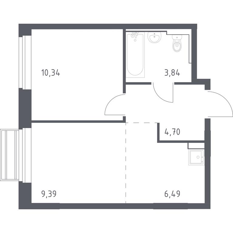 Apartment Sale, 34.76 sq. m. at Rublevskiy Kvartal, Laykovo Green Quarter, zhiloy kompleks Gorod-sobytiye Laykovo, selo Laykovo, Odintsovskiy City District, Moscow Region, Russia #1 Apartment Sale, 34.76 sq. m. at Rublevskiy Kvartal, Laykovo Green Quarter, zhiloy kompleks Gorod-sobytiye Laykovo, selo Laykovo, Odintsovskiy City District, Moscow Region, Russia #1