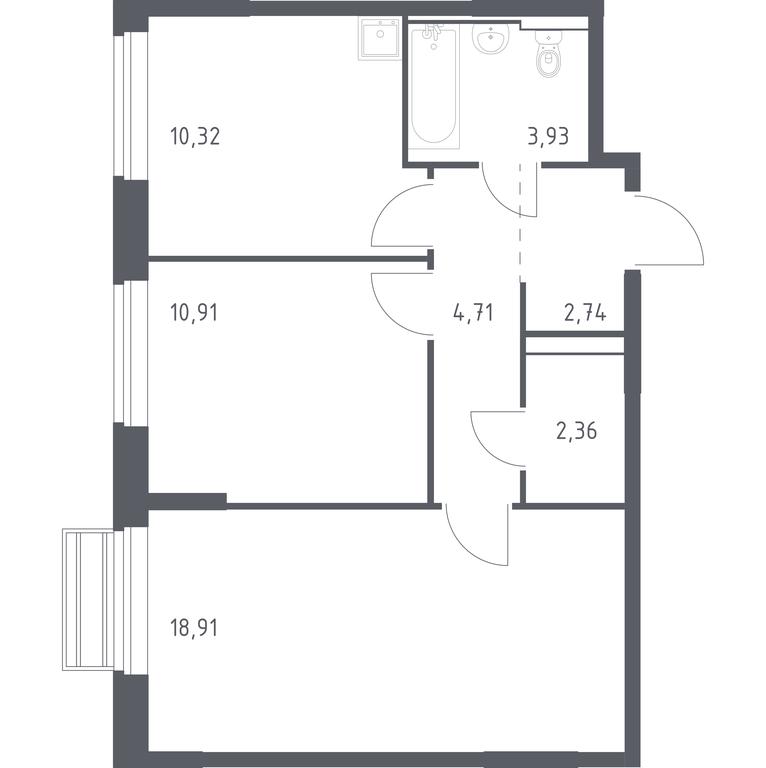 1-BD Apartment Sale, 53.88 sq. m. at Rublevskiy Kvartal, Laykovo Green Quarter, zhiloy kompleks Gorod-sobytiye Laykovo, selo Laykovo, Odintsovskiy City District, Moscow Region, Russia #1 1-BD Apartment Sale, 53.88 sq. m. at Rublevskiy Kvartal, Laykovo Green Quarter, zhiloy kompleks Gorod-sobytiye Laykovo, selo Laykovo, Odintsovskiy City District, Moscow Region, Russia #1