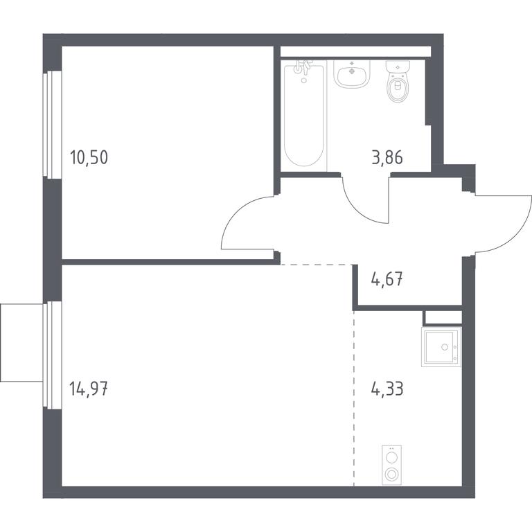 Apartment Sale, 38.33平方米 at Gorki Park, Shkolnaya ulitsa, 2, derevnya Korobovo, Leninskiy City District, Moscow Region, Russia #1 Apartment Sale, 38.33平方米 at Gorki Park, Shkolnaya ulitsa, 2, derevnya Korobovo, Leninskiy City District, Moscow Region, Russia #1