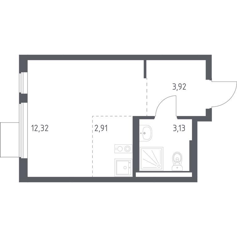 Apartment Sale, 22.28 sq. m. at Gorki Park, Shkolnaya ulitsa, 2, derevnya Korobovo, Leninskiy City District, Moscow Region, Russia #1 Apartment Sale, 22.28 sq. m. at Gorki Park, Shkolnaya ulitsa, 2, derevnya Korobovo, Leninskiy City District, Moscow Region, Russia #1