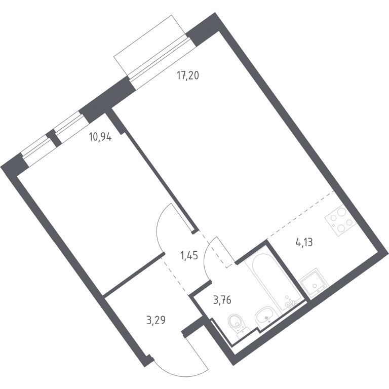 Apartment Sale, 40.77 sq. m. at Molzhaninovo, Leningradskoye Highway, 229, Moscow, Russia #1