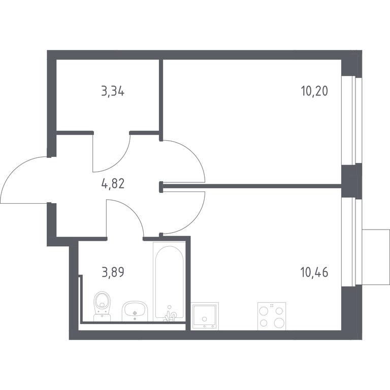 Apartment Sale, 32.71平方米 at Molzhaninovo, Leningradskoye Highway, 229, Moscow, Russia #1 Apartment Sale, 32.71平方米 at Molzhaninovo, Leningradskoye Highway, 229, Moscow, Russia #1