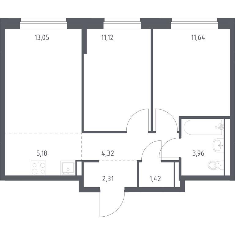 1-BD Apartment Sale, 53 sq. m. at Molzhaninovo, Leningradskoye Highway, 229, Moscow, Russia #1 1-BD Apartment Sale, 53 sq. m. at Molzhaninovo, Leningradskoye Highway, 229, Moscow, Russia #1