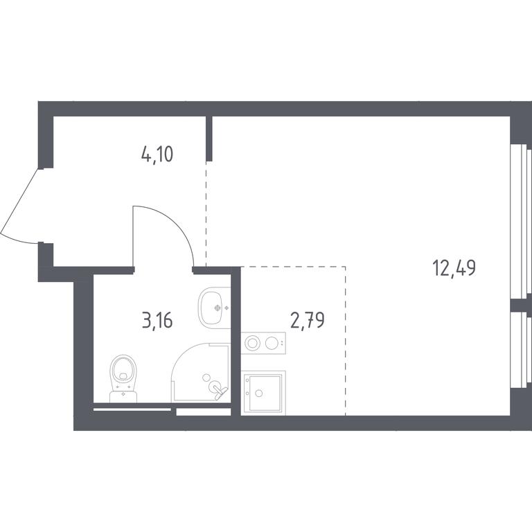 Apartment Sale, 22.54平方米 at Ostafevo, Ostafyevskoe Highway, 12к1, Ryazanovskoe Settlement, Moscow, Russia #1 Apartment Sale, 22.54平方米 at Ostafevo, Ostafyevskoe Highway, 12к1, Ryazanovskoe Settlement, Moscow, Russia #1