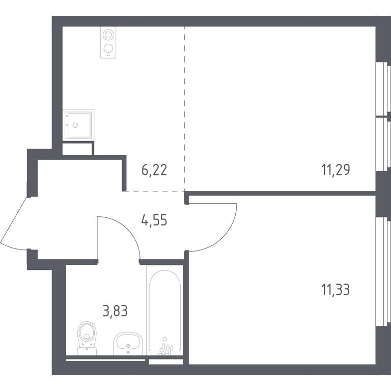 Apartment Sale, 37.22平方米 at Ostafevo, Ostafyevskoe Highway, 12к1, Ryazanovskoe Settlement, Moscow, Russia #1 Apartment Sale, 37.22平方米 at Ostafevo, Ostafyevskoe Highway, 12к1, Ryazanovskoe Settlement, Moscow, Russia #1