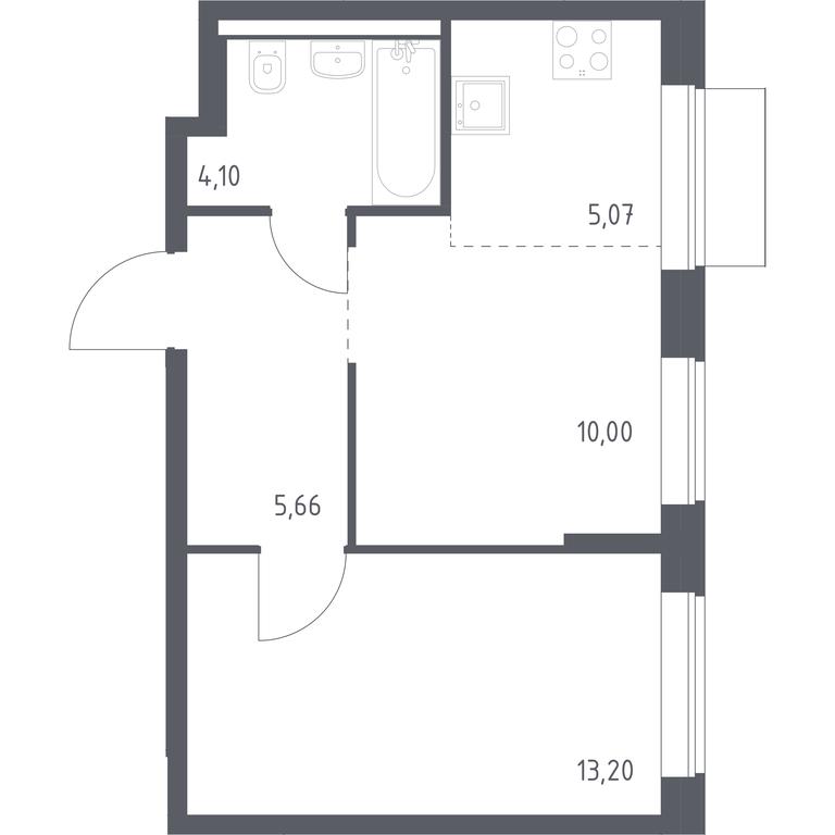 Apartment Sale, 38.03平方米 at Kvartal Domashnij, Donetskaya Street, 30с11, Moscow, Russia #1 Apartment Sale, 38.03平方米 at Kvartal Domashnij, Donetskaya Street, 30с11, Moscow, Russia #1
