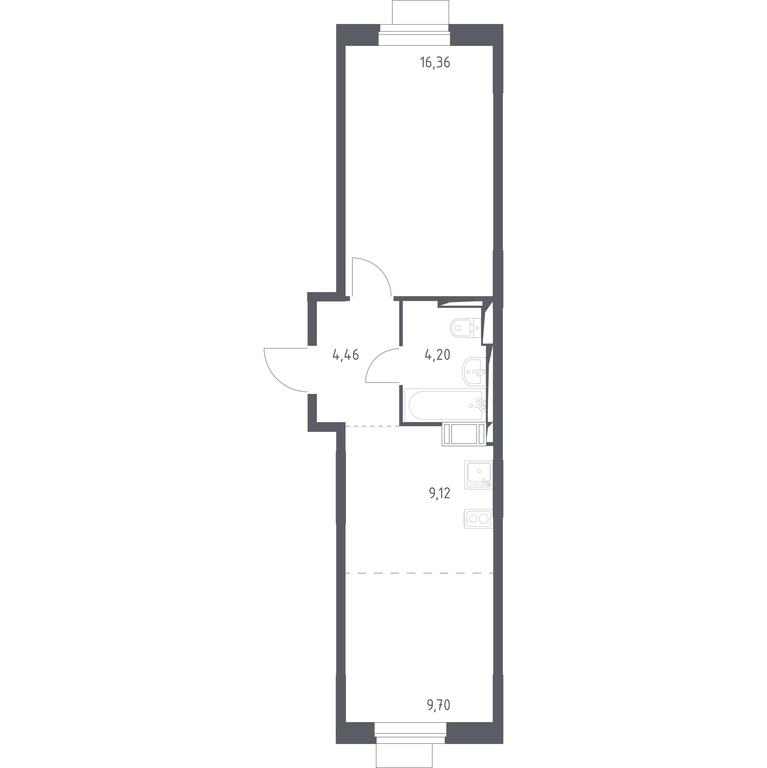Apartment Sale, 43.84平方米 at Piatnitskie Luga, Pyatnitskoye Highway, 2, derevnya Yurlovo, Solnechnogorsk City District, Moscow Region, Russia #1 Apartment Sale, 43.84平方米 at Piatnitskie Luga, Pyatnitskoye Highway, 2, derevnya Yurlovo, Solnechnogorsk City District, Moscow Region, Russia #1