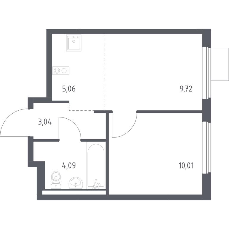 Apartment Sale, 31.92 sq. m. at Gorki Park, Shkolnaya ulitsa, 2, derevnya Korobovo, Leninskiy City District, Moscow Region, Russia #1 Apartment Sale, 31.92 sq. m. at Gorki Park, Shkolnaya ulitsa, 2, derevnya Korobovo, Leninskiy City District, Moscow Region, Russia #1