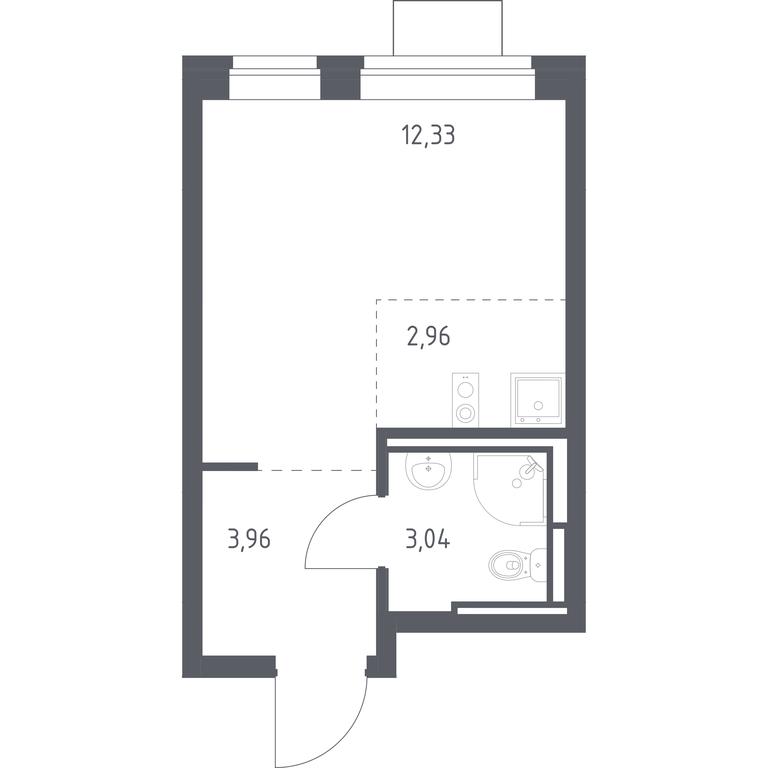 Apartment Sale, 22.29平方米 at Bogdanovskiy Les, derevnya Bogdanikha, Leninskiy City District, Moscow Region, Russia #1 Apartment Sale, 22.29平方米 at Bogdanovskiy Les, derevnya Bogdanikha, Leninskiy City District, Moscow Region, Russia #1