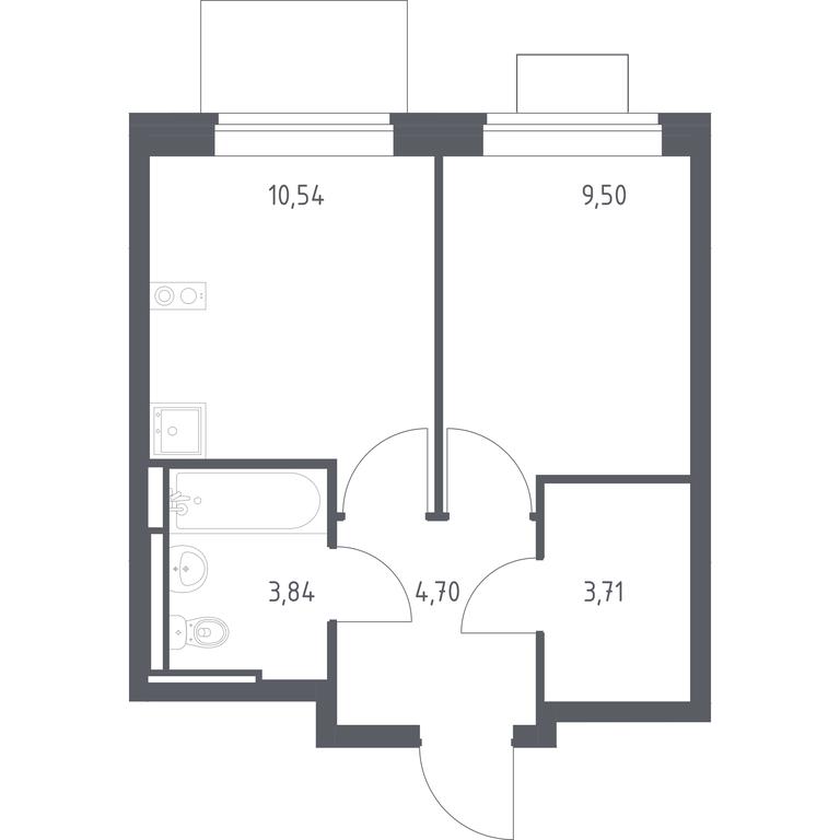 Apartment Sale, 32.29 sq. m. at Bogdanovskiy Les, derevnya Bogdanikha, Leninskiy City District, Moscow Region, Russia #1 Apartment Sale, 32.29 sq. m. at Bogdanovskiy Les, derevnya Bogdanikha, Leninskiy City District, Moscow Region, Russia #1