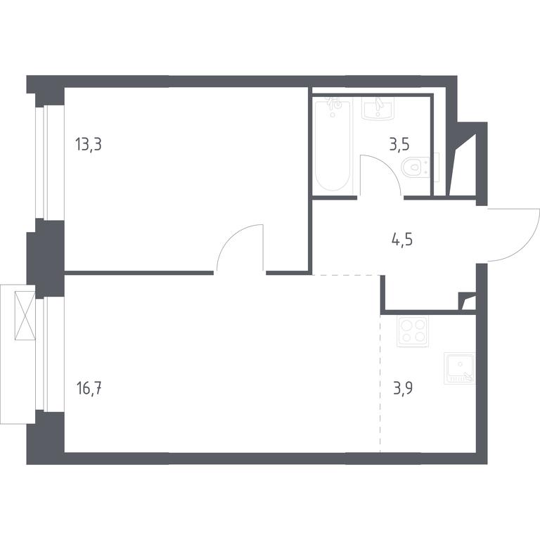 1-BD Apartment Sale, 82.98平方米 at Vereiskaya 41, Vereyskaya Street, 41, Moscow, Russia #1 1-BD Apartment Sale, 82.98平方米 at Vereiskaya 41, Vereyskaya Street, 41, Moscow, Russia #1