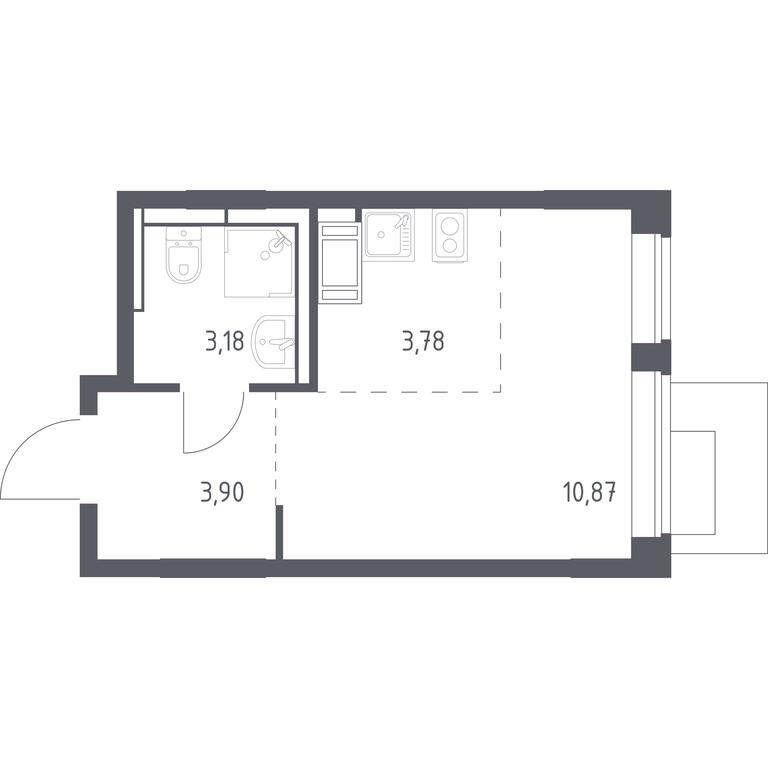 Apartment Sale, 21.73平方米 at Piatnitskie Luga, Pyatnitskoye Highway, 2, derevnya Yurlovo, Solnechnogorsk City District, Moscow Region, Russia #1 Apartment Sale, 21.73平方米 at Piatnitskie Luga, Pyatnitskoye Highway, 2, derevnya Yurlovo, Solnechnogorsk City District, Moscow Region, Russia #1
