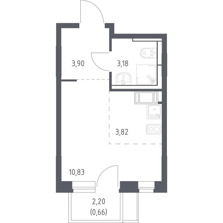 Apartment Sale, 22.39平方米 at Piatnitskie Luga, Pyatnitskoye Highway, 2, derevnya Yurlovo, Solnechnogorsk City District, Moscow Region, Russia #1 Apartment Sale, 22.39平方米 at Piatnitskie Luga, Pyatnitskoye Highway, 2, derevnya Yurlovo, Solnechnogorsk City District, Moscow Region, Russia #1