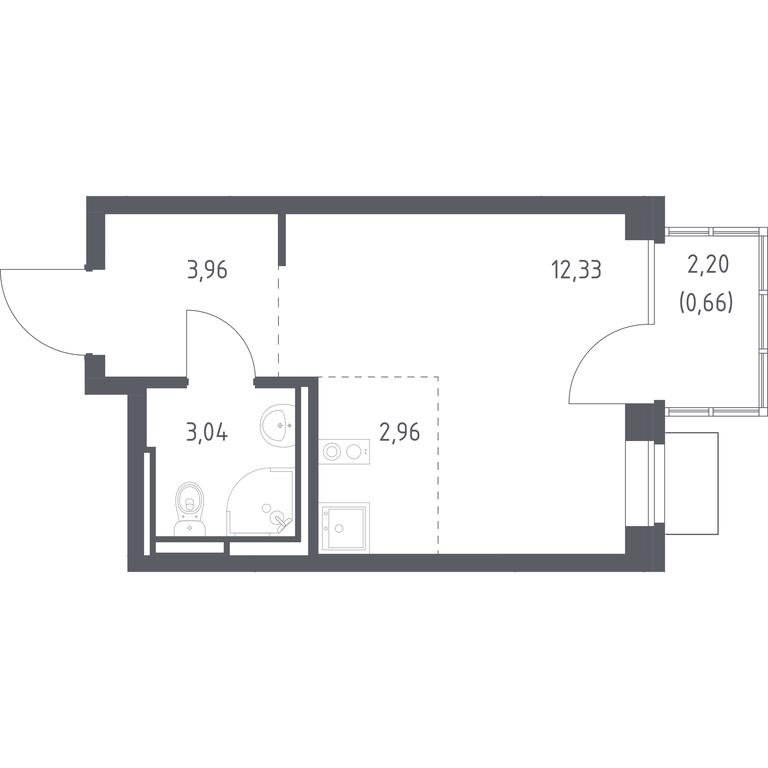 Apartment Sale, 22.95 sq. m. at Bogdanovskiy Les, derevnya Bogdanikha, Leninskiy City District, Moscow Region, Russia #1 Apartment Sale, 22.95 sq. m. at Bogdanovskiy Les, derevnya Bogdanikha, Leninskiy City District, Moscow Region, Russia #1