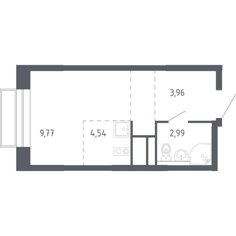 Apartment Sale, 21.26 sq. m. at Novograd Pavlino, Kosinskoye shosse, 2, Novoye Pavlino Microdistrict, Balashikha, Moscow Region, Russia #1 Apartment Sale, 21.26 sq. m. at Novograd Pavlino, Kosinskoye shosse, 2, Novoye Pavlino Microdistrict, Balashikha, Moscow Region, Russia #1