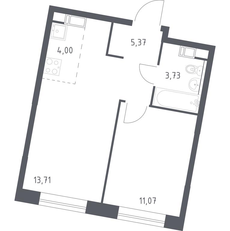 Apartment Sale, 37.88 sq. m. at Eko Bunino, prospekt Kuprina, 34к1, Sosenskoye Settlement, Moscow, Russia #1 Apartment Sale, 37.88 sq. m. at Eko Bunino, prospekt Kuprina, 34к1, Sosenskoye Settlement, Moscow, Russia #1