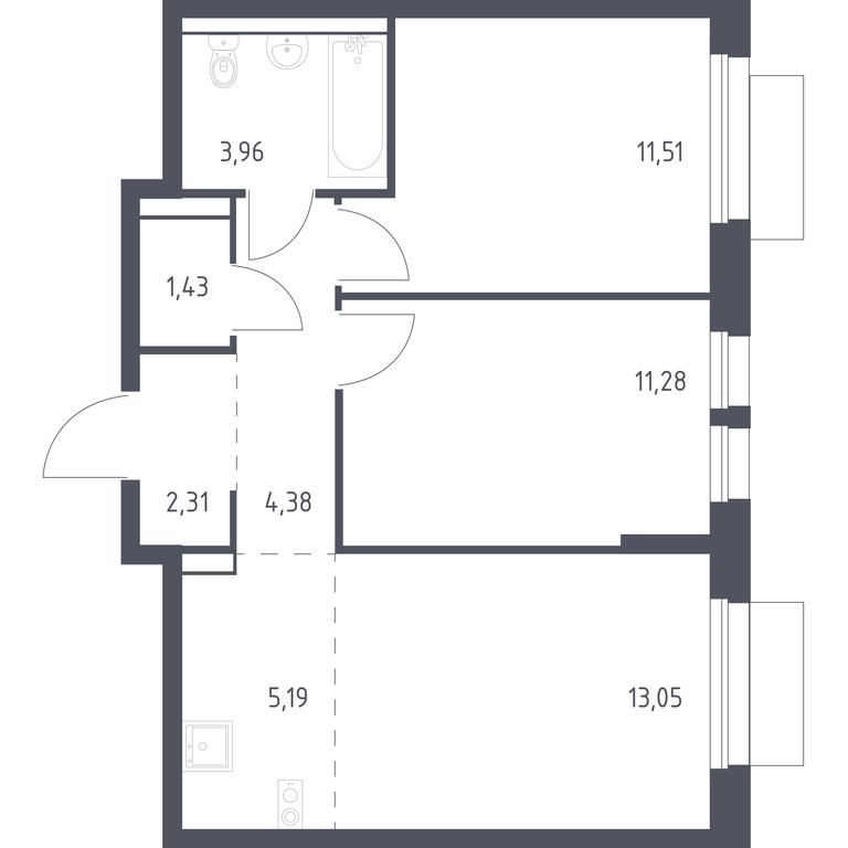 Продажа 1-комн. квартиры, 53,11 м² в ЖК «Квартал Авиаторов», улица Колдунова, микрорайон Авиаторов, Балашиха, Московская область, Россия #1 Продажа 1-комн. квартиры, 53,11 м² в ЖК «Квартал Авиаторов», улица Колдунова, микрорайон Авиаторов, Балашиха, Московская область, Россия #1