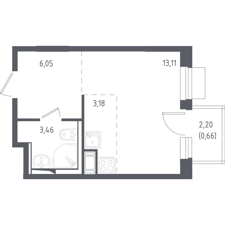 Apartment Sale, 26.4平方米 at Piatnitskie Luga, Pyatnitskoye Highway, 2, derevnya Yurlovo, Solnechnogorsk City District, Moscow Region, Russia #2 Apartment Sale, 26.4平方米 at Piatnitskie Luga, Pyatnitskoye Highway, 2, derevnya Yurlovo, Solnechnogorsk City District, Moscow Region, Russia #2