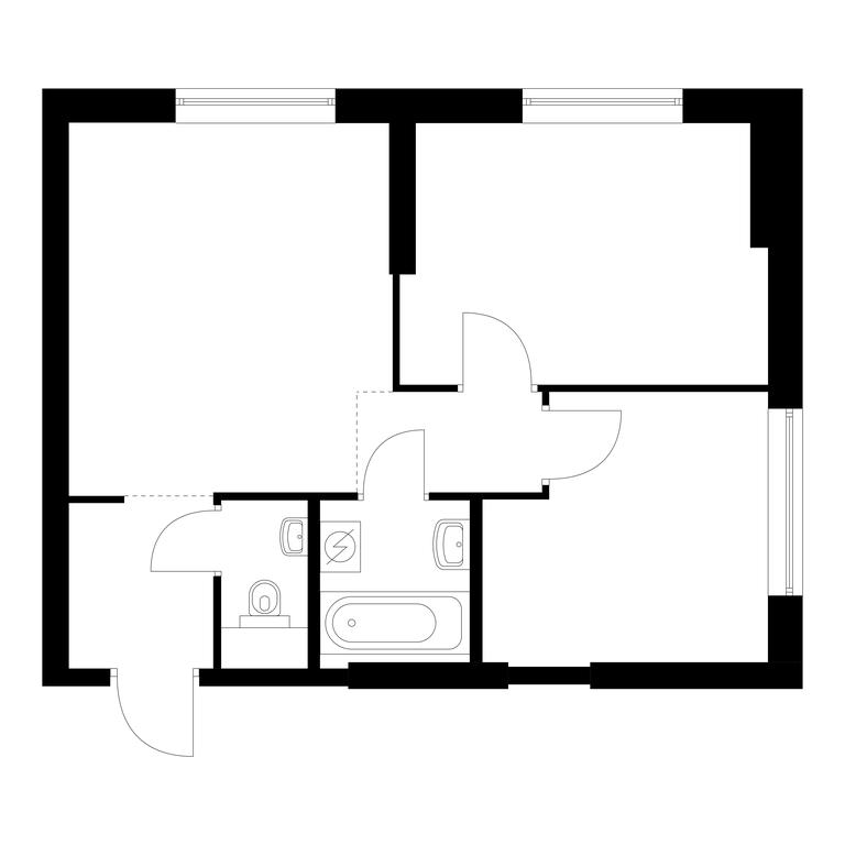 2-BD Apartment Sale, 44.8 sq. m. at Bolshaya Akademicheskaya 85, 3rd Nizhnelikhoborsky Drive, 1с16, Moscow, Russia #2