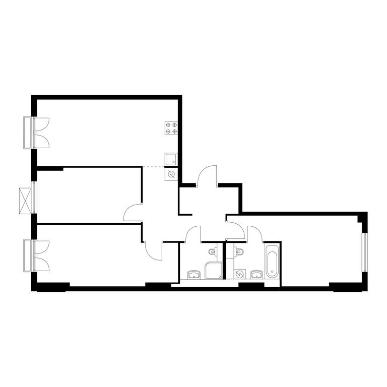 3-BD Apartment Sale, 82.7 sq. m. at Ilinskie Luga, Zapovednaya Street, 1, posyolok Ilyinskoye-Usovo, Krasnogorsk City District, Moscow Region, Russia #1 3-BD Apartment Sale, 82.7 sq. m. at Ilinskie Luga, Zapovednaya Street, 1, posyolok Ilyinskoye-Usovo, Krasnogorsk City District, Moscow Region, Russia #1