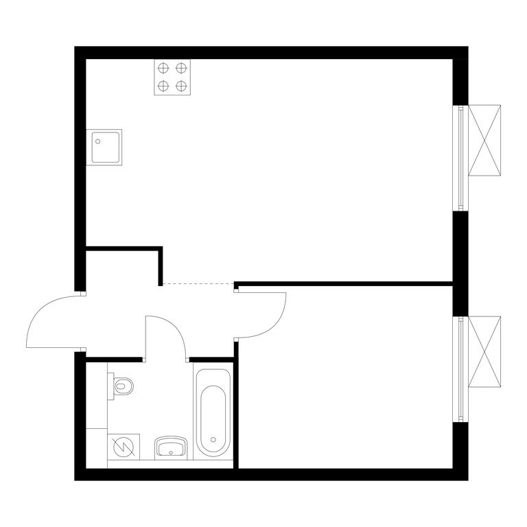1-BD Apartment Sale, 41.6 sq. m. at Ilinskie Luga, Zapovednaya Street, 1, posyolok Ilyinskoye-Usovo, Krasnogorsk City District, Moscow Region, Russia #1 1-BD Apartment Sale, 41.6 sq. m. at Ilinskie Luga, Zapovednaya Street, 1, posyolok Ilyinskoye-Usovo, Krasnogorsk City District, Moscow Region, Russia #1