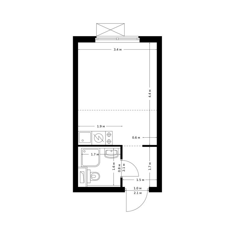 Apartment Sale, 19.7 sq. m. at Tomilinskiy Bulvar, Novaya Street, 1, Kotelniki, Moscow Region, Russia #1 Apartment Sale, 19.7 sq. m. at Tomilinskiy Bulvar, Novaya Street, 1, Kotelniki, Moscow Region, Russia #1