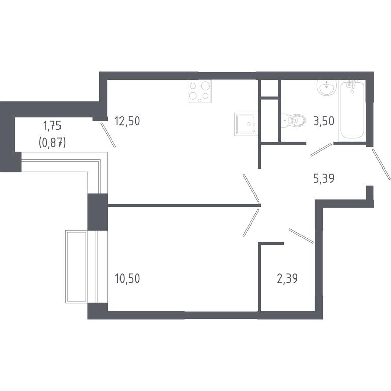 Apartment Sale, 35.15 sq. m. at Novograd Pavlino, Kosinskoye shosse, 2, Novoye Pavlino Microdistrict, Balashikha, Moscow Region, Russia #1 Apartment Sale, 35.15 sq. m. at Novograd Pavlino, Kosinskoye shosse, 2, Novoye Pavlino Microdistrict, Balashikha, Moscow Region, Russia #1