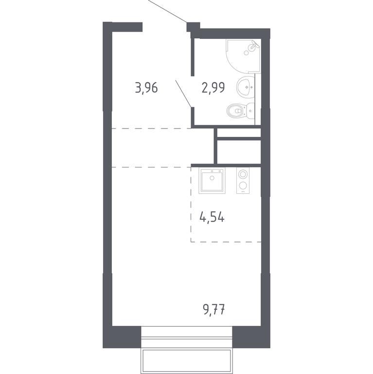 Apartment Sale, 21.26平方米 at Novograd Pavlino, Kosinskoye shosse, 2, Novoye Pavlino Microdistrict, Balashikha, Moscow Region, Russia #1 Apartment Sale, 21.26平方米 at Novograd Pavlino, Kosinskoye shosse, 2, Novoye Pavlino Microdistrict, Balashikha, Moscow Region, Russia #1