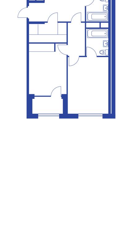2-BD Apartment Sale, 101.3平方米 at iLove, улица Бочкова, 11А, Москва, Россия #1 2-BD Apartment Sale, 101.3平方米 at iLove, улица Бочкова, 11А, Москва, Россия #1