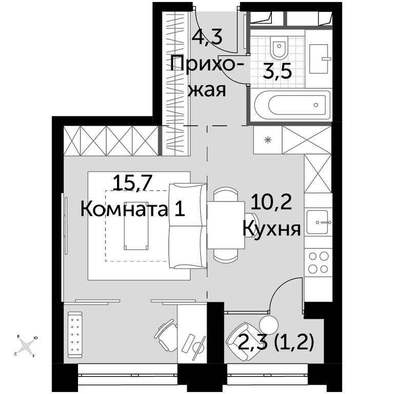 Apartment Sale, 34.9 sq. m. at Sydney City, Shenogina Street, 2, Moscow, Russia #1 Apartment Sale, 34.9 sq. m. at Sydney City, Shenogina Street, 2, Moscow, Russia #1