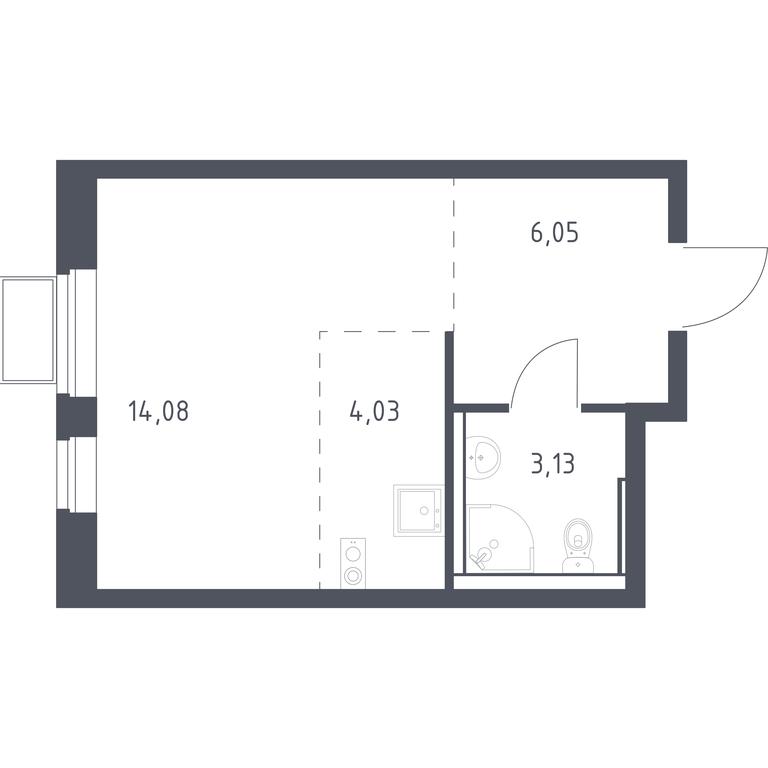 Apartment Sale, 27.29 sq. m. at Egorovo Park, 1-y kvartal, posyolok Zhilino-1, Lubertsy City District, Moscow Region, Russia #1 Apartment Sale, 27.29 sq. m. at Egorovo Park, 1-y kvartal, posyolok Zhilino-1, Lubertsy City District, Moscow Region, Russia #1