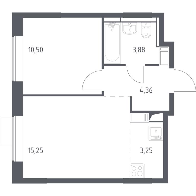 Apartment Sale, 37.24平方米 at Piatnitskie Luga, Pyatnitskoye Highway, 2, derevnya Yurlovo, Solnechnogorsk City District, Moscow Region, Russia #1 Apartment Sale, 37.24平方米 at Piatnitskie Luga, Pyatnitskoye Highway, 2, derevnya Yurlovo, Solnechnogorsk City District, Moscow Region, Russia #1