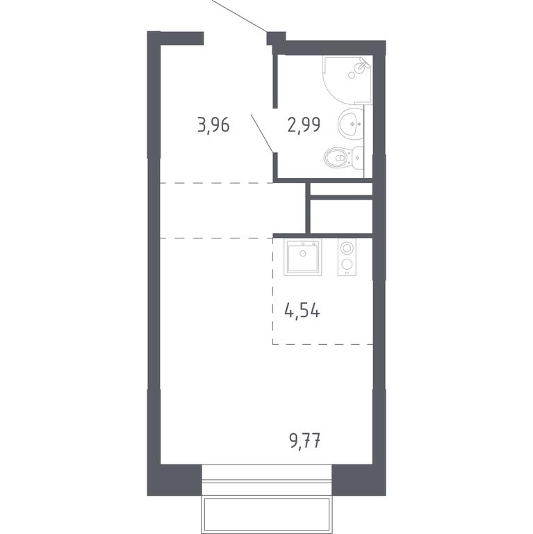Apartment Sale, 21.26 sq. m. at Novograd Pavlino, Kosinskoye shosse, 2, Novoye Pavlino Microdistrict, Balashikha, Moscow Region, Russia #1 Apartment Sale, 21.26 sq. m. at Novograd Pavlino, Kosinskoye shosse, 2, Novoye Pavlino Microdistrict, Balashikha, Moscow Region, Russia #1