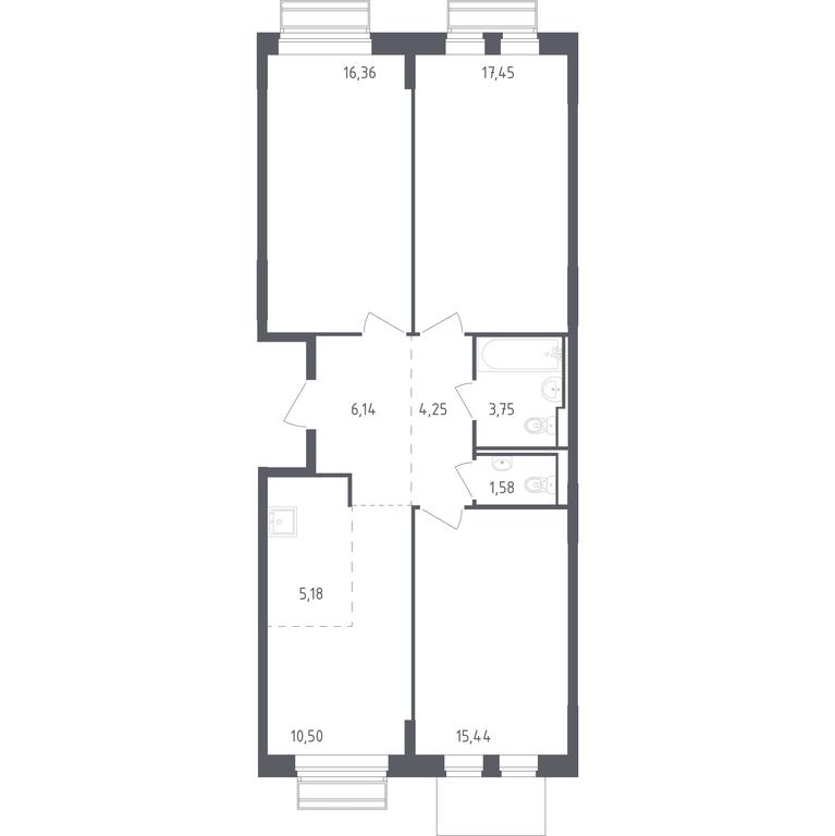 2-BD Apartment Sale, 80.65 sq. m. at Rublevskiy Kvartal, Laykovo Green Quarter, zhiloy kompleks Gorod-sobytiye Laykovo, selo Laykovo, Odintsovskiy City District, Moscow Region, Russia #1 2-BD Apartment Sale, 80.65 sq. m. at Rublevskiy Kvartal, Laykovo Green Quarter, zhiloy kompleks Gorod-sobytiye Laykovo, selo Laykovo, Odintsovskiy City District, Moscow Region, Russia #1
